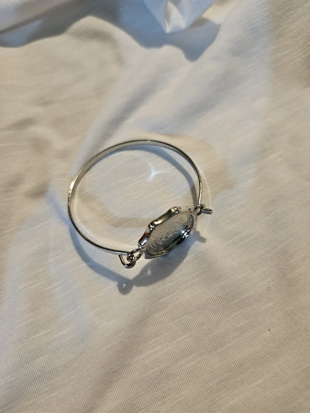 Textured Silver Sunburst Cuff Bracelet - Women's Jewelry